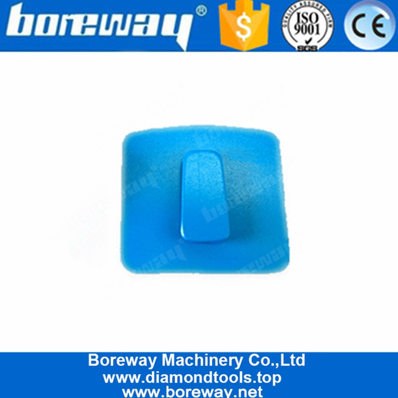 Dos segmentos cuadrados Redi Lock Husqvarna Placa de molienda de hormigón para eliminación de recubrimiento epoxi