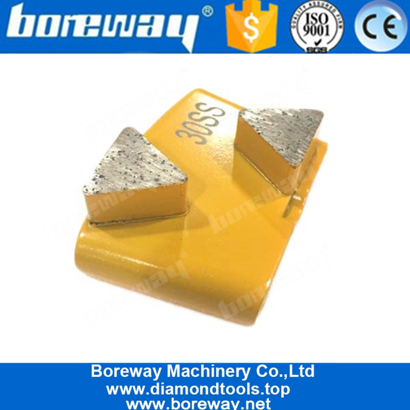 粉砕のための2つの三角形の区分HTCのダイヤモンドの研摩粉砕用具