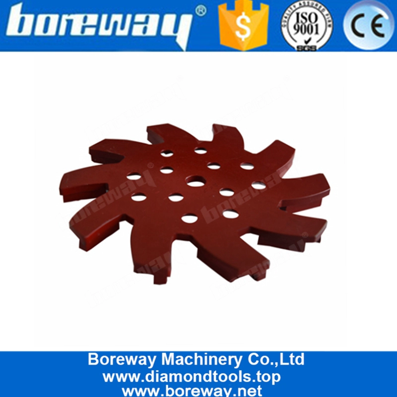 Dischi abrasivi in ​​calcestruzzo da 10 pollici per dischi abrasivi diamantati universali per pavimenti in cemento