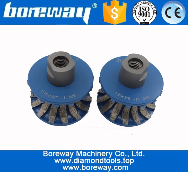 V30 * 5/8 "-11 50＃花崗岩のためのセグメント化されたダイヤモンドルーターカッタービット