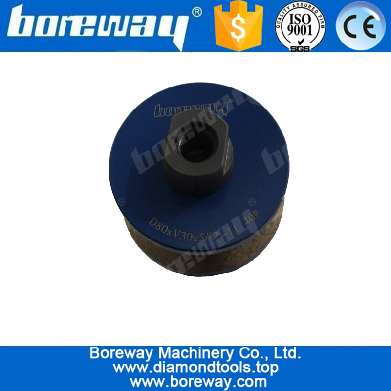 V30*D80*5/8"-11 Full Bullnose Router Carving Bits For Stone