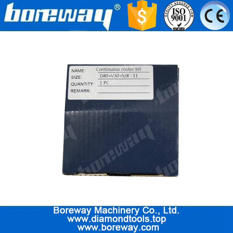 V30*D80*5/8"-11 Full Bullnose Router Carving Bits For Stone