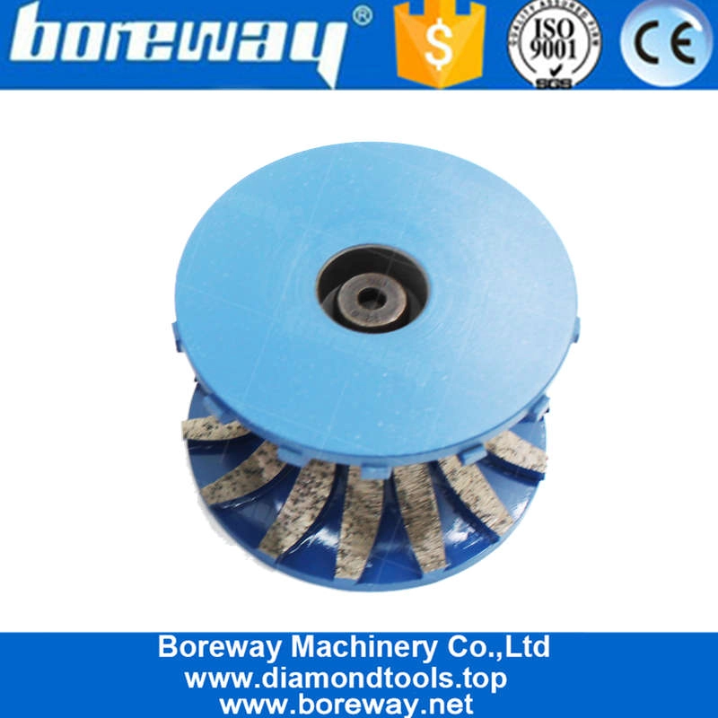 निर्माता के लिए आपूर्तिकर्ताओं के लिए वी 40 डायमंड सेगमेंट राउटर बिट मिलिंग व्हील