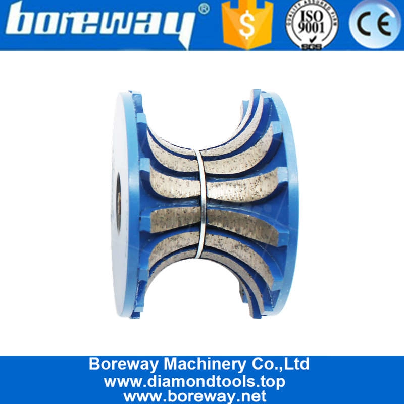 निर्माता के लिए आपूर्तिकर्ताओं के लिए वी 40 डायमंड सेगमेंट राउटर बिट मिलिंग व्हील