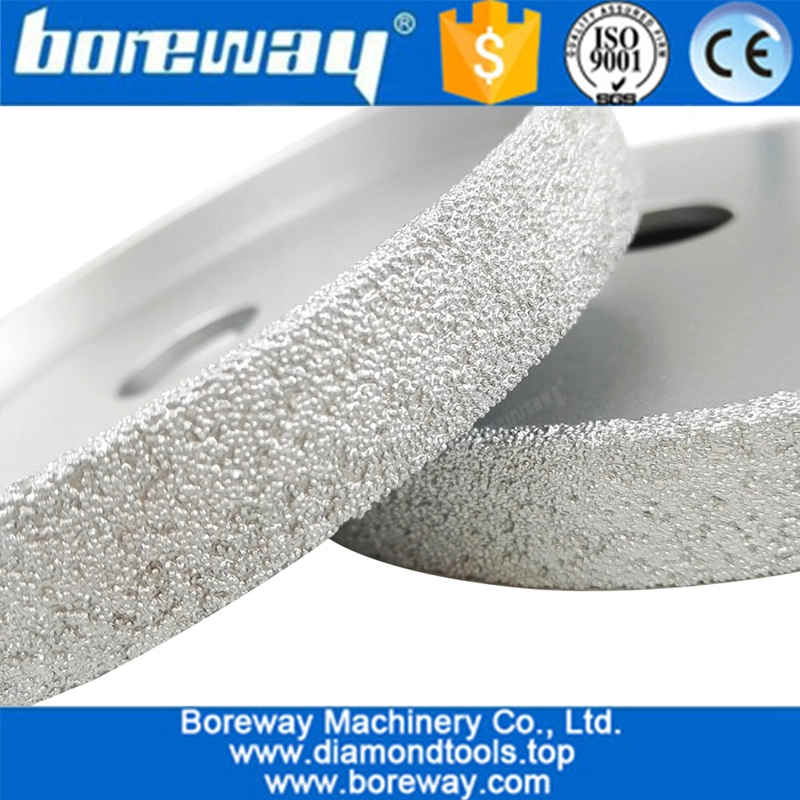 真空ろう付コンクリート研削カップホイール卸売ダイヤモンドの手のプロファイルホイールセラミックガラス石