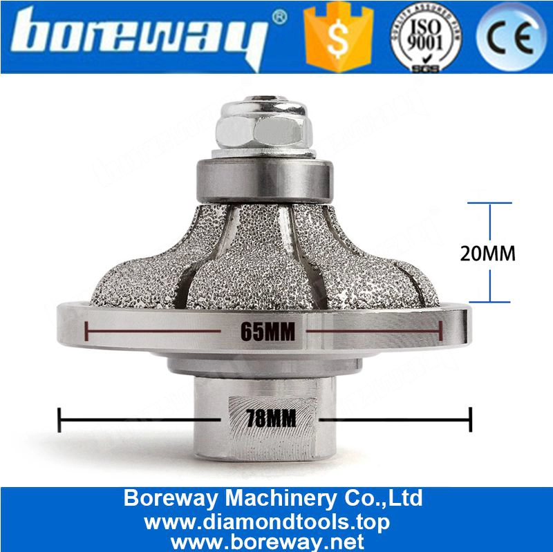 大理石の花崗岩のための真空ろう付けダイヤモンドプロファイリングホイール