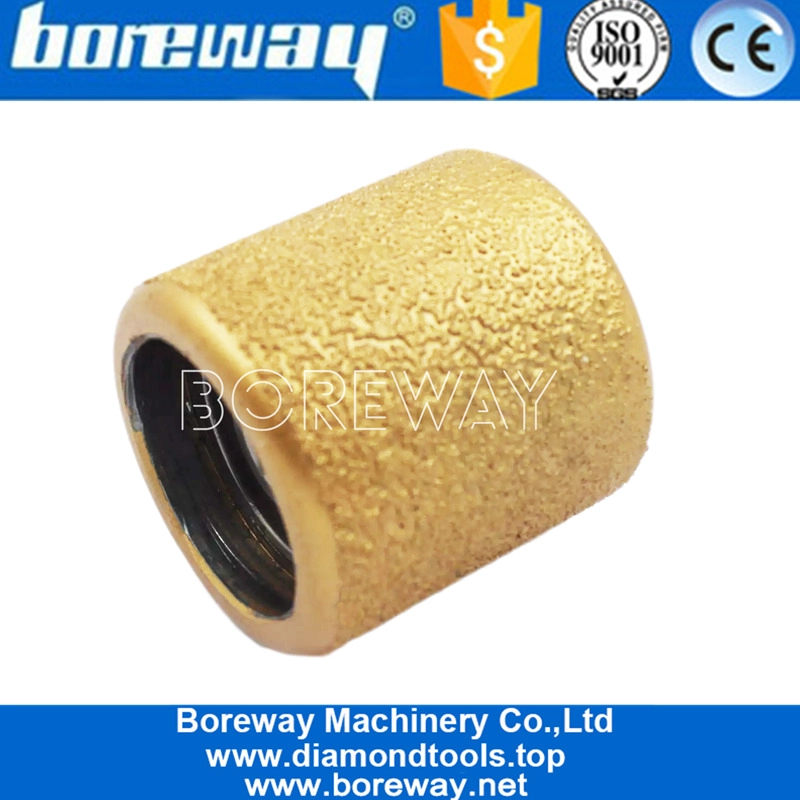 संगमरमर sandblasting के लिए वैक्यूम brazed फ्रैंकफर्ट बुश हथौड़ा सिर