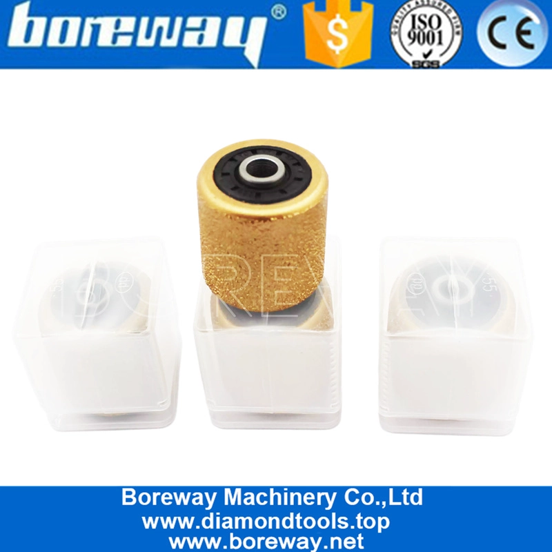 संगमरमर sandblasting के लिए वैक्यूम brazed फ्रैंकफर्ट बुश हथौड़ा सिर