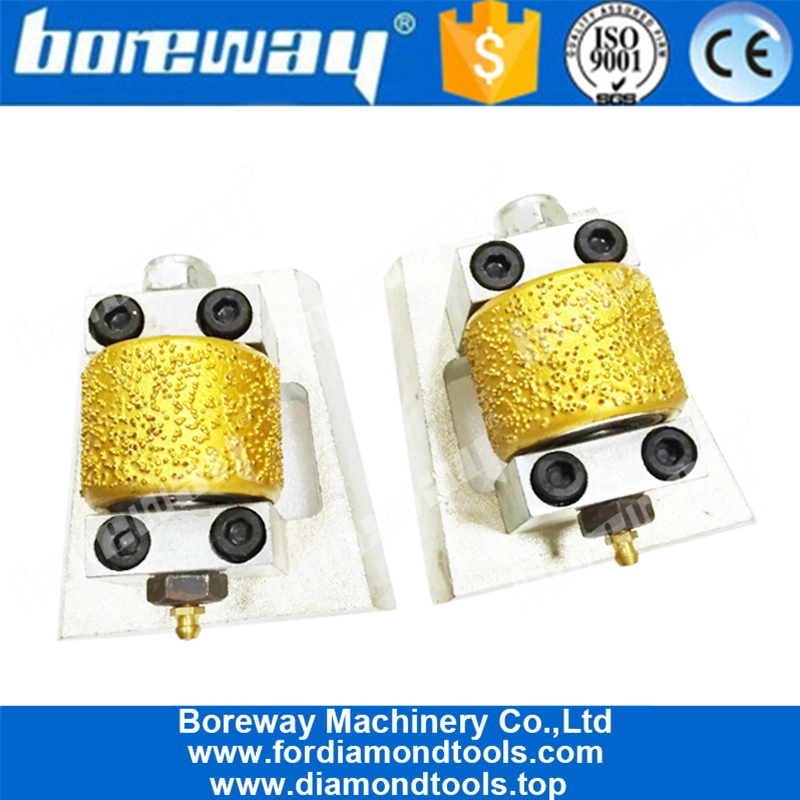 समर्थन के साथ वैक्यूम ब्रेज़्ड फ्रैंकफर्ट बुश हैमर रोलर