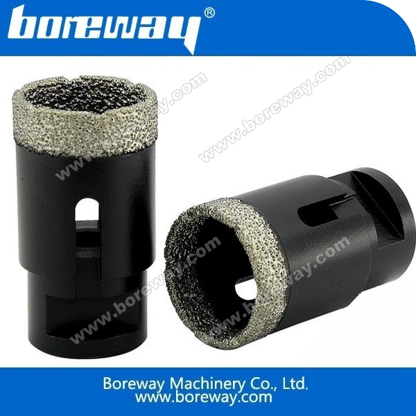 Vuoto brasato diamante costruzione punta carota