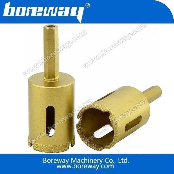 Vakuum gelötete Diamantkernbohrer