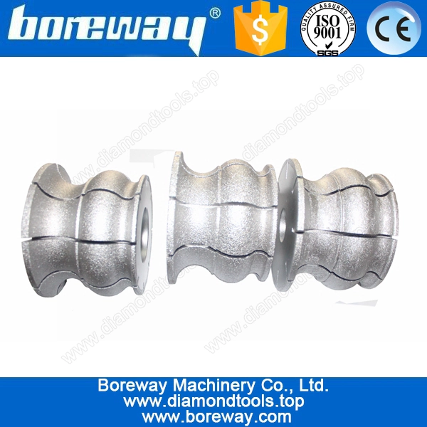 पत्थर के लिए वैक्यूम ब्रेज़ेड डायमंड प्रोफाइल सैंडिंग व्हील, ग्रेनाइट के लिए वैक्यूम ब्रेज़ेड प्रोफाइलिंग व्हील