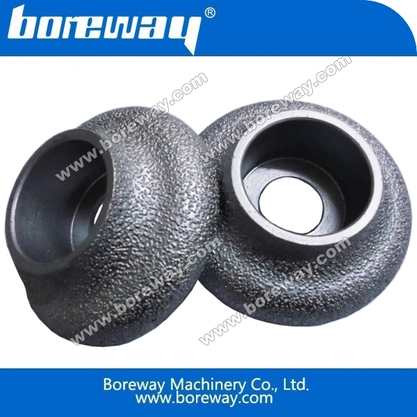 Vacuum brazed diamond profiling wheels