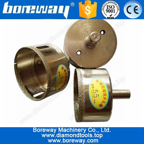 Placcatura elettrolitica di punte per foratura vetro, diamante vetro carotaggi trapano