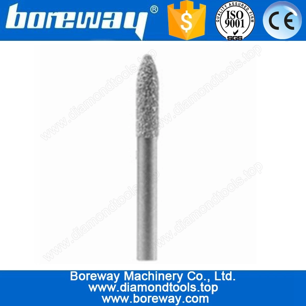 石のための花崗岩、彫刻ビットを粉砕するための真空ろう付け彫刻ビット