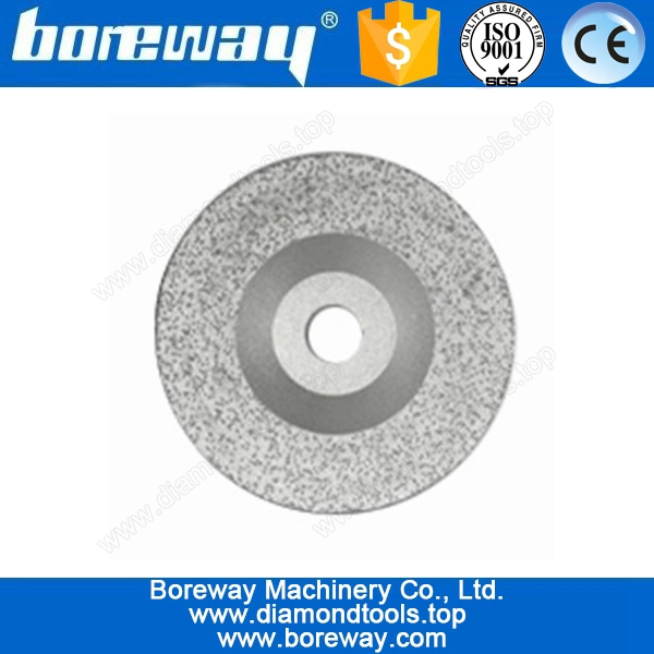 Vuoto brasato tazza piatto mola per la pietra, il diamante vuoto brasato a tazza