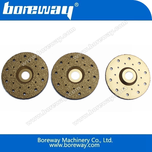 Vacuum rettifica brasato a tazza D120