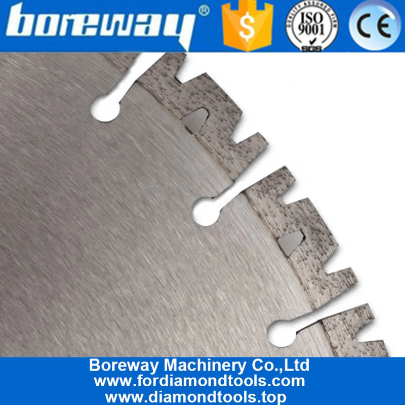 W Shape Edge Cutting Diamond Segment, High Frequency Welded Granite Cutting Segment