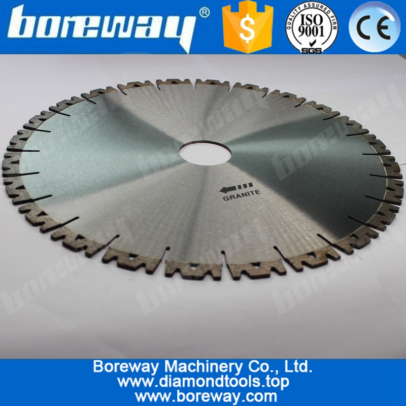W形セグメントダイヤモンドブレードウェットソー、花崗岩