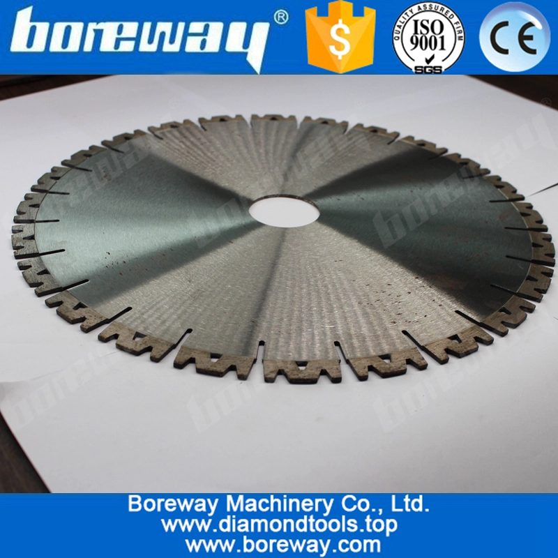 W形セグメントダイヤモンドブレードウェットソー、花崗岩