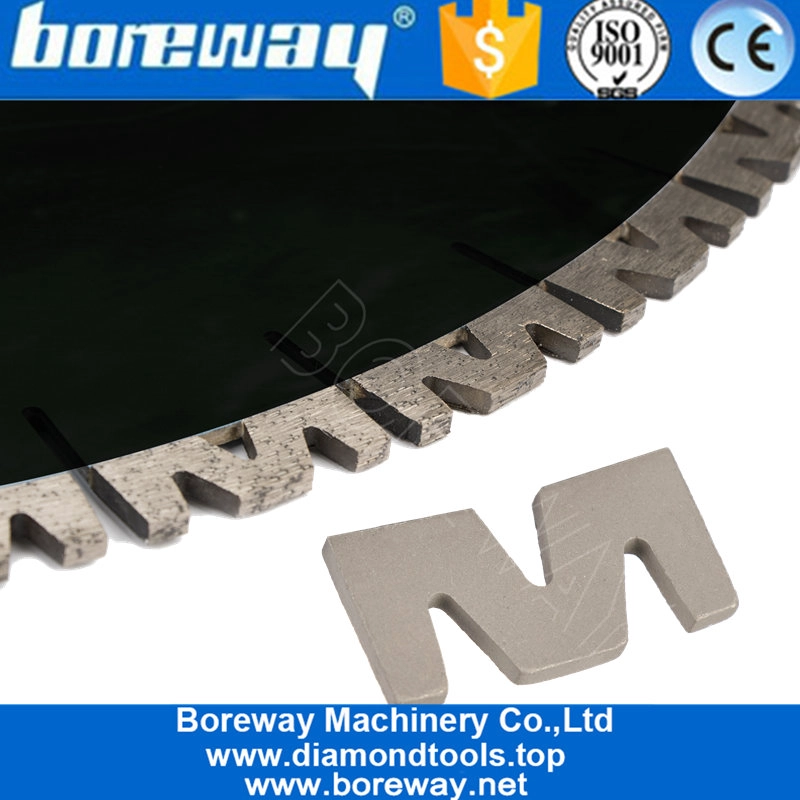 W Form einzigartiges Design Diamond Segment zum Schneiden von Steinherstellern