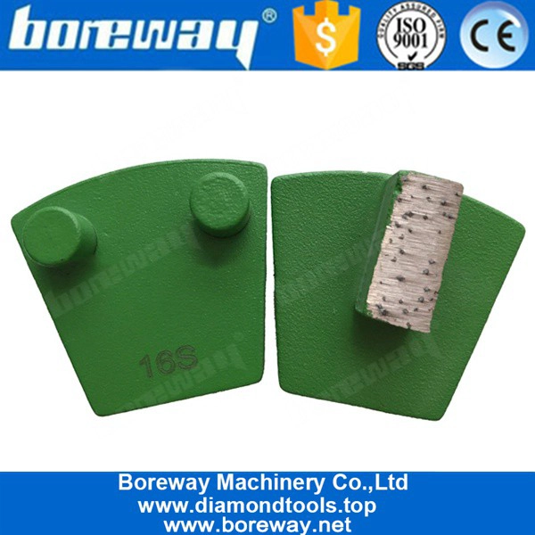 Smerigliatrice per calcestruzzo diamantata Werkmaster con segmento a barra singola Dimensioni 24x10x10mm 16 grana Soft Bond