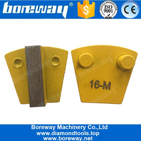 Werkmaster Diamond Concrete Grinder With Single Bar Segment Size 40x10x10mm 16 Grit Soft Bond