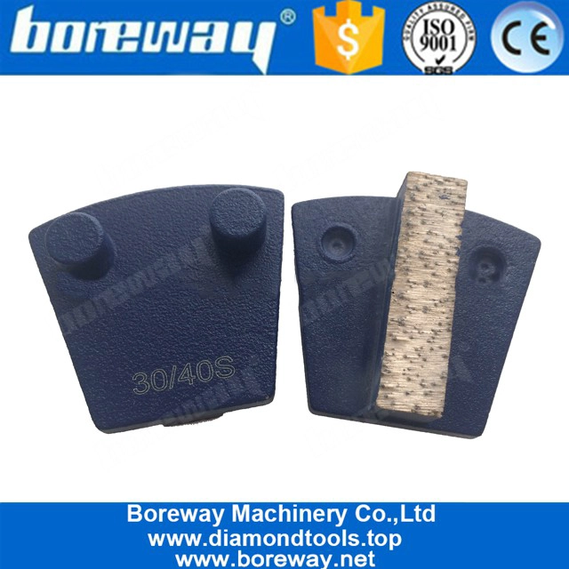 Werkmaster Diamond Concrete Grinder With Single Bar Segment Size 40x10x10mm 16 Grit Soft Bond