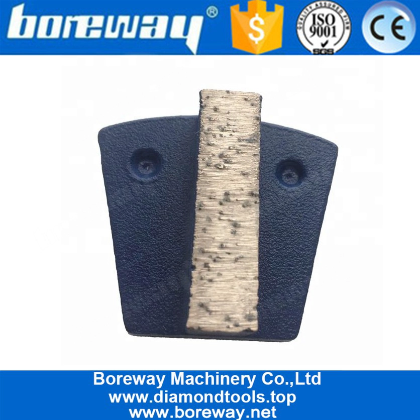 Werkmaster Diamond Concrete Grinder With Single Bar Segment Size 40x10x10mm 16 Grit Soft Bond