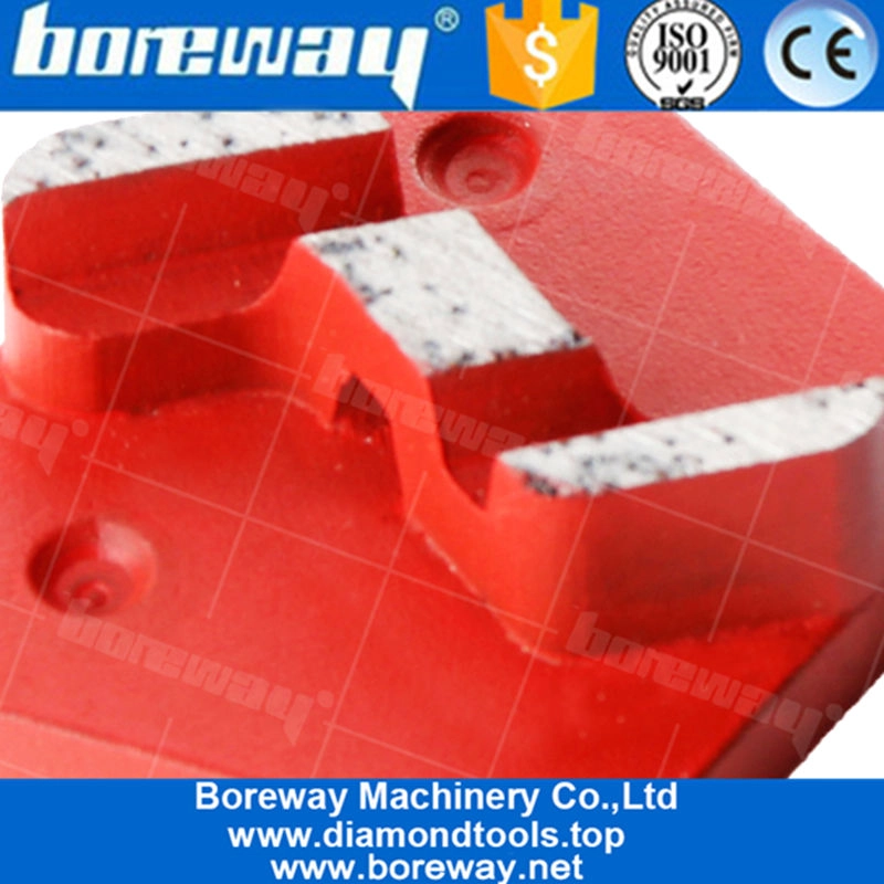 Werkmaster Diamond Disc Grinding Diamond Grinding Shoe Z Segment Pad For Terrazzo Concrete Floor