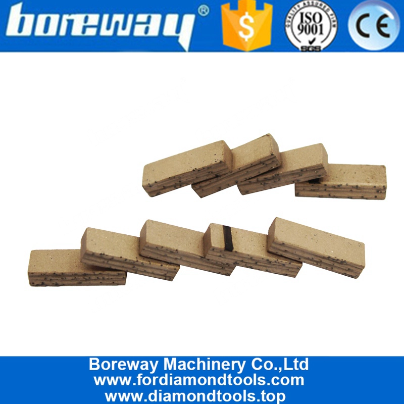 ईरान मार्केट के लिए वेट कटिंग बेज मार्बल मल्टी ब्लेड डायमंड ब्लॉक सेगमेंट