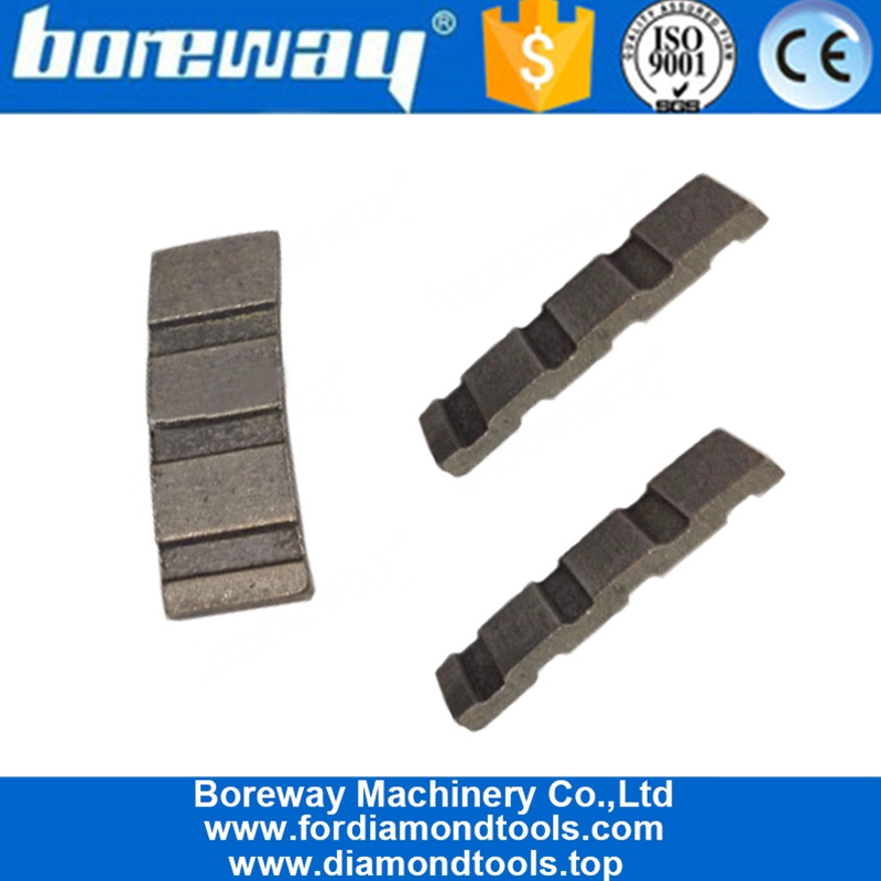湿式切削独自のターボ形状エッジ切削花崗岩ダイヤモンドセグメント