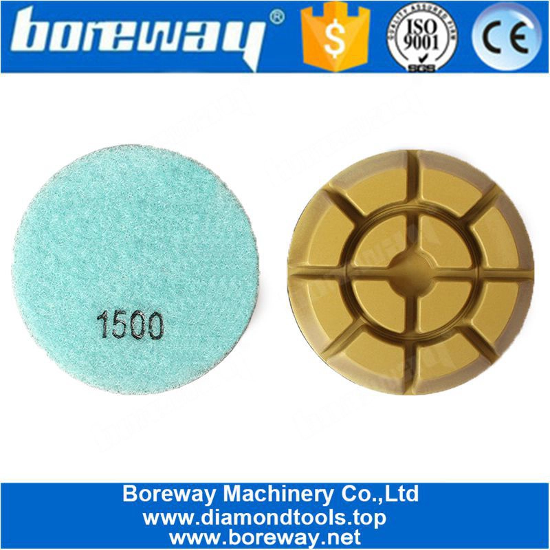 استخدام الرطب تلميع الماس الطابق الوسادات تصميم للحجر