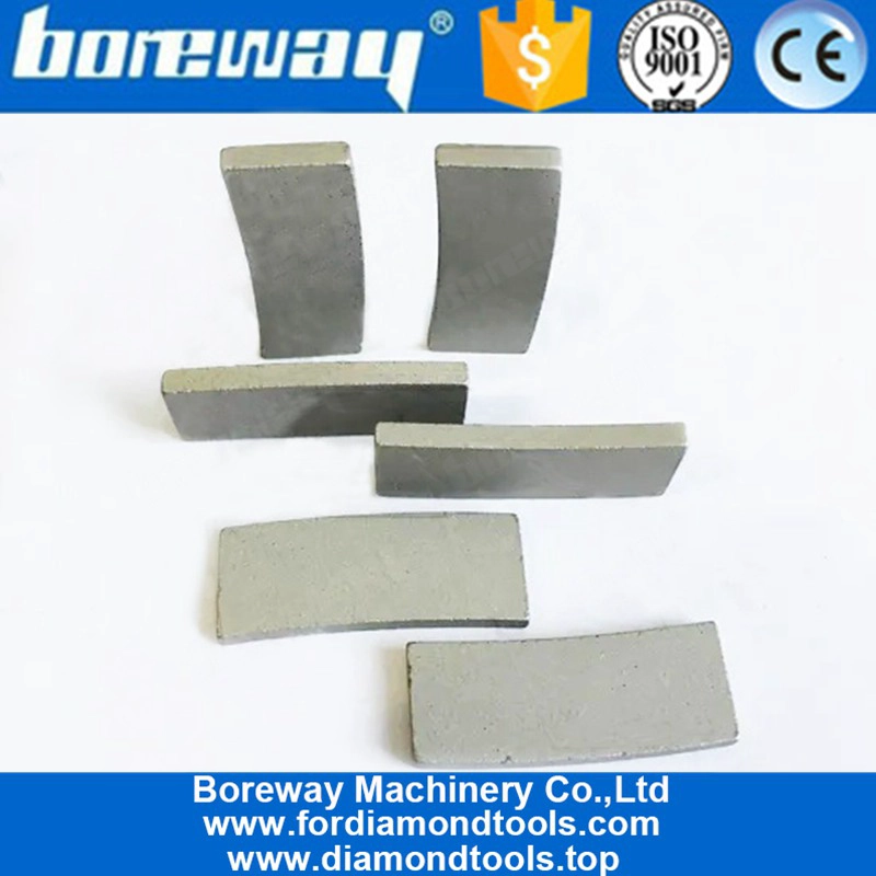 Solo uso bagnato all'ingrosso Segmento diamantato a forma di ventaglio per il taglio del bordo in marmo