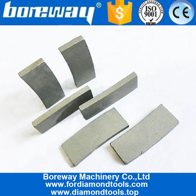 Solo uso bagnato all'ingrosso Segmento diamantato a forma di ventaglio per il taglio del bordo in marmo