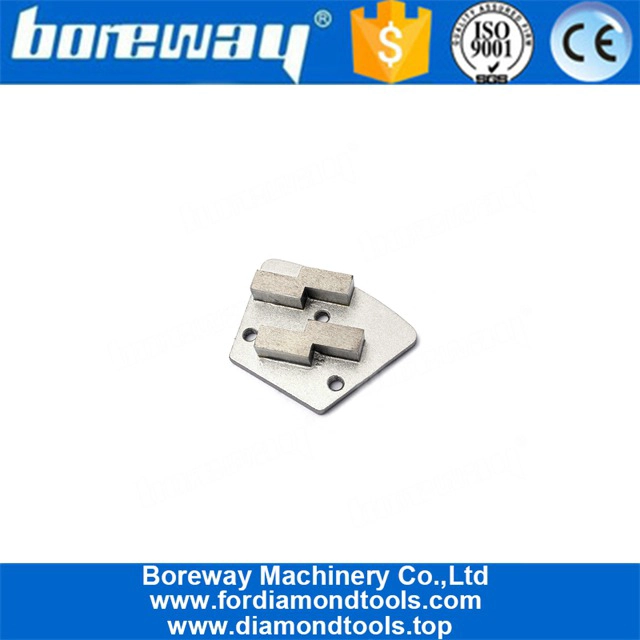 Z-förmiges Segment-Trapez-Diamant-Betonschleifkissen zum Schleifen von Betonböden