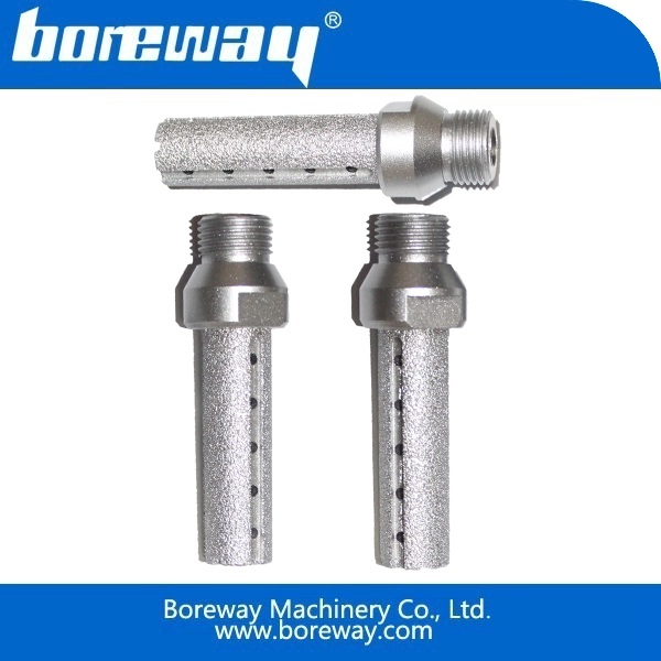 ダイヤモンド真空ろう付け指ルータビット