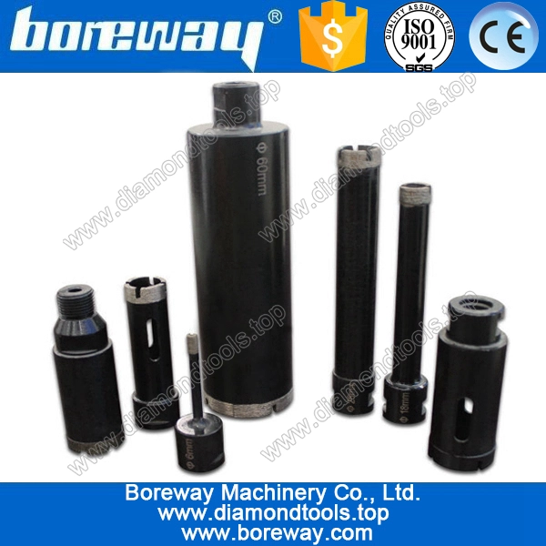 dry diamond core drill bits, 4 diamond core drill bit, core drill accessories,