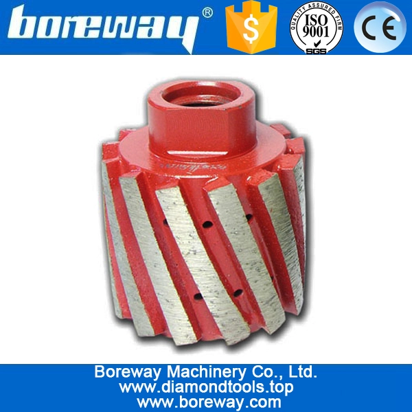 グリットホイール、グリットサイズテーブル、ホイールを拡大し、