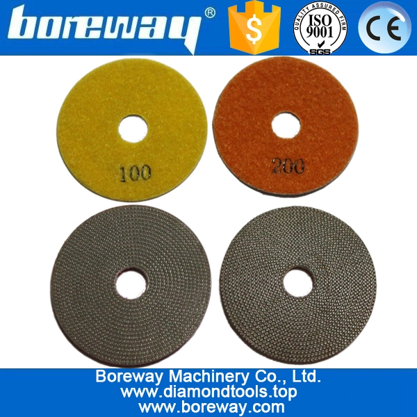 उच्च गति बफर पैड, buffing वफ़ल पैड, पैड sanding के 3 इंच,