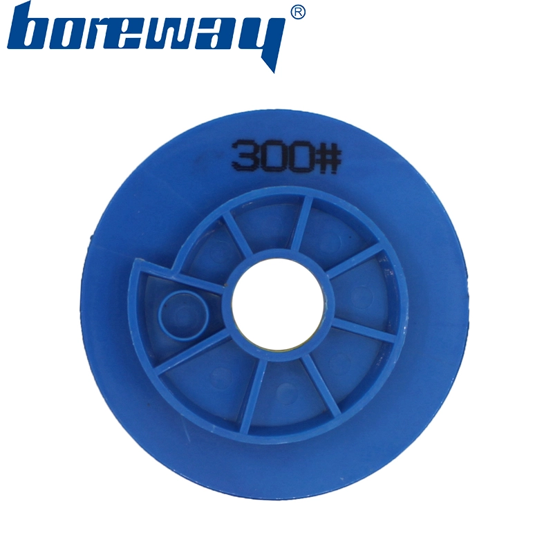 4 인치 달팽이 잠금 다이머드 에지 폴리싱 패드 공급 업체 자연석 인공 석재