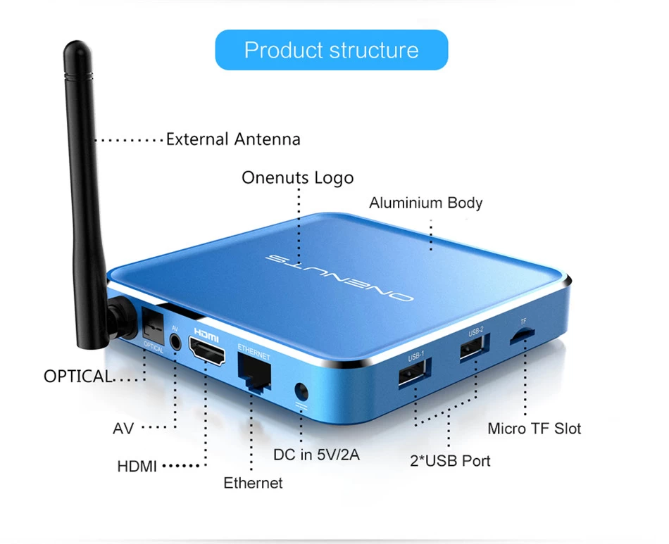 Network Media Player, New Android TV Box with Android 6.0