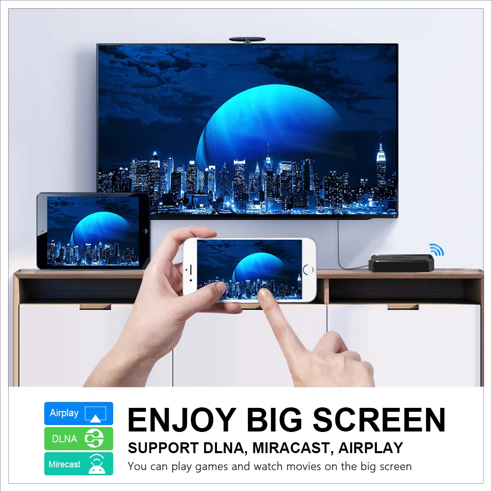 Android 10 Allwinner Quad Core H313 Multi-Core G31 GPU X96Q TV Box