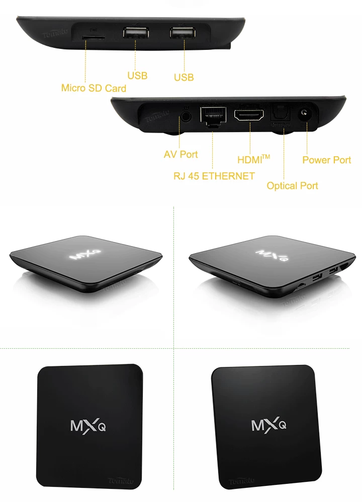 Android 5.1 Amlogic S905 Quad Core Full HD Media Player 1080P Android TV Box Quad Core Box G9C