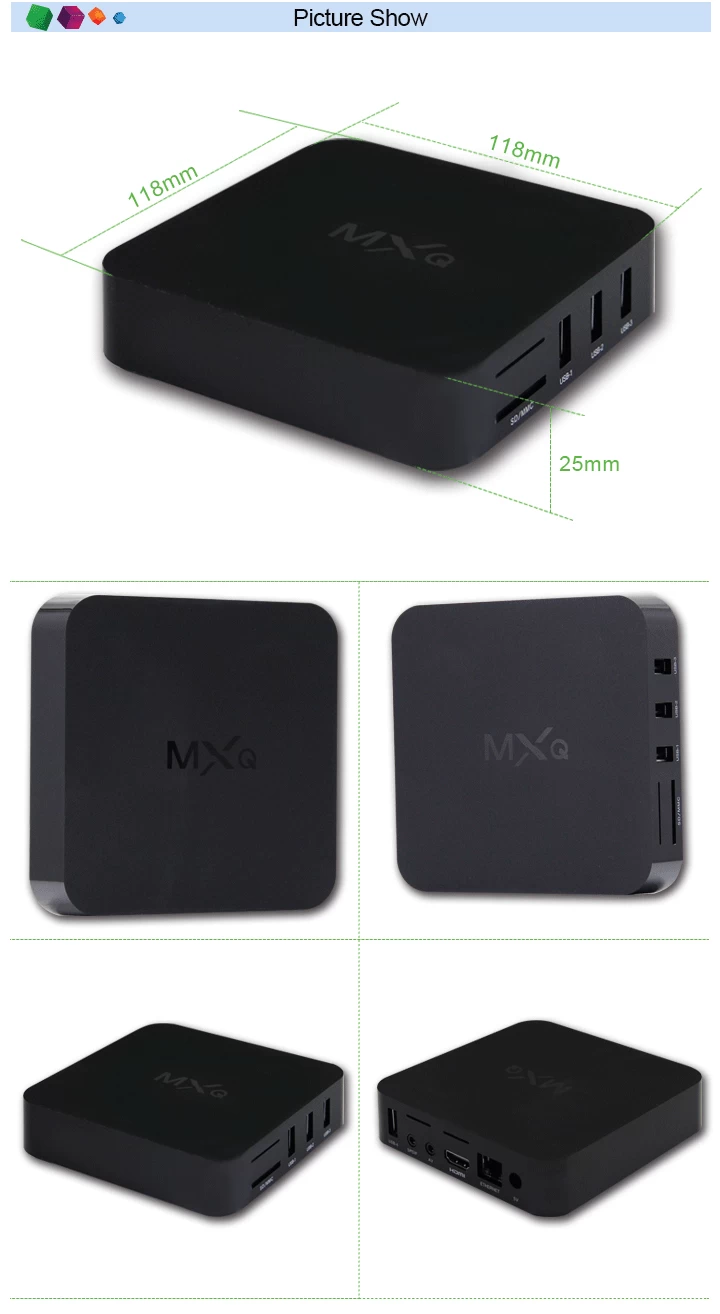 Smart Android TV Box Best TV Box HDMI Input Realtek RTD1295