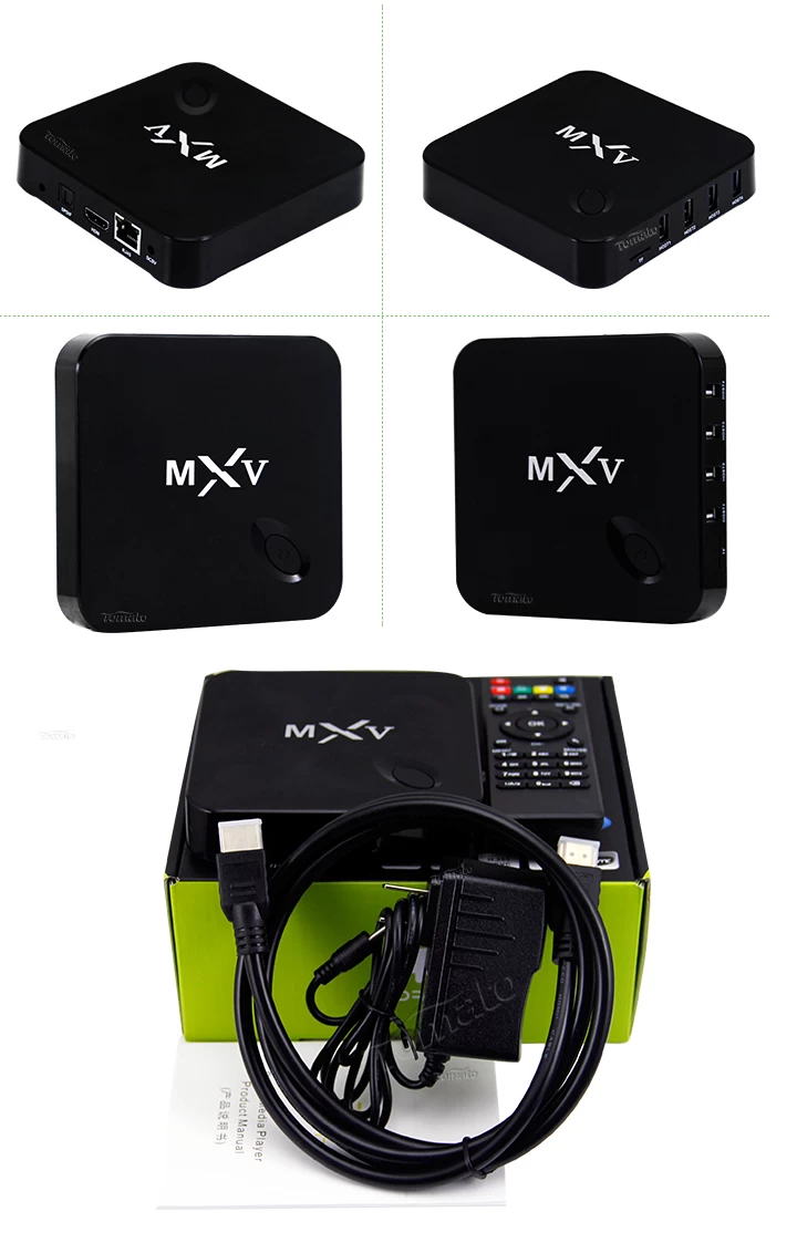 Smart tv box android kodi 15.2 Smart Android TV Box Quad Core Wifi MXV S805 Quad Core OTT TV Box