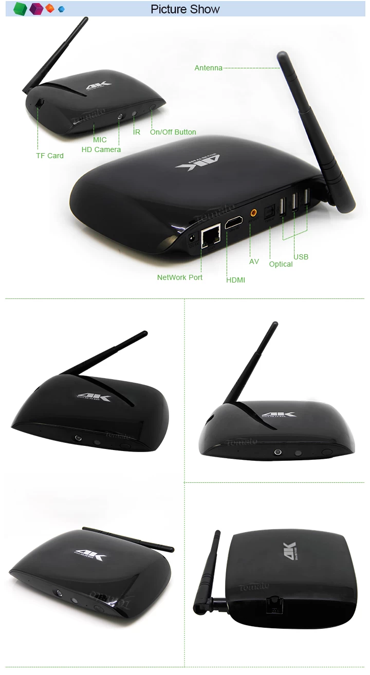 Android TV Box RK3288 Quad Core Mali-T764 T288