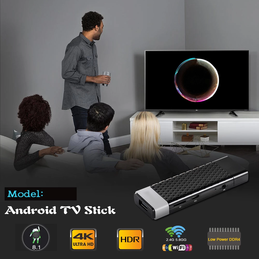 Android Mini PC Quad Core TV Stick