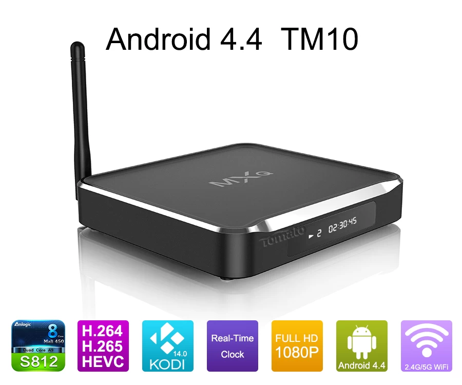 Android tv quad core support Bluetooth™4.0 Android™ 4.4 KitKat Google Android 4.4 TV Box TM10