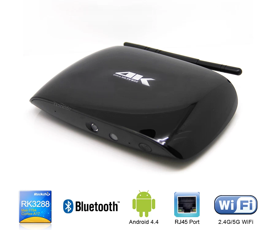 Google TV Box 2. 4 g / 5 G wifi RK3288 Quad-core 1.8 GHz Cortex-A17 T288